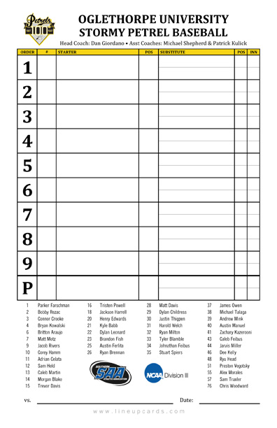 custom-college-baseball-lineup-cards-4-part-lineup-cards-with-college